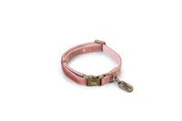 Designed by Lotte Designed by Lotte Velura Hondenhalsband Fluweel Roze 20-30cm x10mm