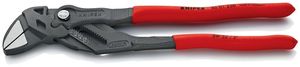 Knipex Sleuteltang | lengte 250 mm zwart gefosfateerd | spanwijdte 52 mm kunststof mantel | 1 stuk - 86 01 250 - 86 01 250