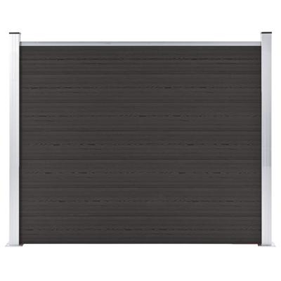 Schuttingpaneel 180x146 cm HKC zwart