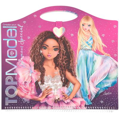 Top Model Kleurboek Glamour Special Meisjes 33 Cm Papier Roze