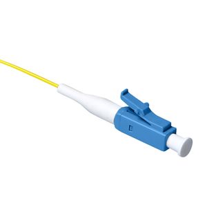 ACT RL9996 Glasvezel kabel 2 m LC/UPC Pigtail LSZH OS2 Geel