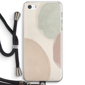 Geo #8: iPhone 5 / 5S / SE Transparant Hoesje met koord