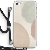 Geo #8: iPhone 5 / 5S / SE Transparant Hoesje met koord