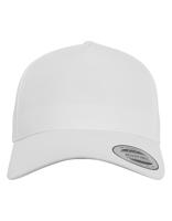 Flexfit FX7707 5-Panel Curved Classic Snapback - White - One Size
