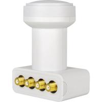 MegaSat HD-Profi Quad LNB Aantal gebruikers: 4 Feed-opname: 40 mm vergulden aansluiting, Weerbestendig Wit - thumbnail