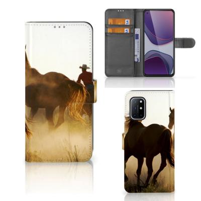 OnePlus 8T | Telefoonhoesje | Met pasjeshouder | Design Cowboy