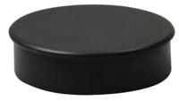 Nobo magneten, 20 mm, zwart, blister van 8 stuks