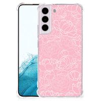 Samsung Galaxy S22 Plus Case White Flowers - thumbnail