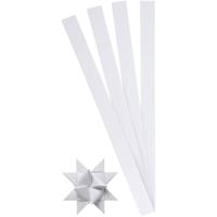 Creativ Company Vlechtstroken, l: 45 cm, d 6,5 cm, b: 15 mm, wit, 100 stroken/ 1 doos