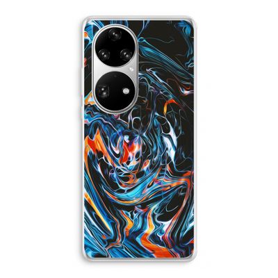 Black Unicorn: Huawei P50 Pro Transparant Hoesje