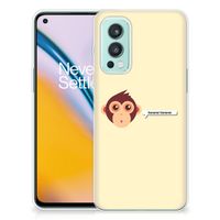 OnePlus Nord 2 5G Telefoonhoesje met Naam Monkey - thumbnail