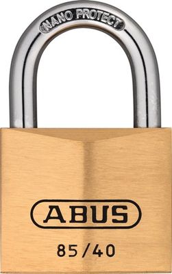 ABUS Cilinderhangslot | breedte slotlichaam 40 mm | messing verschillendsluitend | 1 stuk - 80630 - 80630