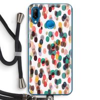 Tropical Dots: Huawei P20 Lite Transparant Hoesje met koord
