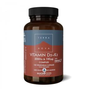 Vitamine D3 2000IU met K2 100mcg complex