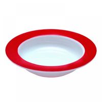 Kom wit/rood