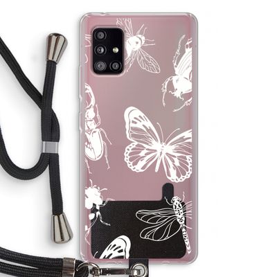 Tiny Bugs: Samsung Galaxy A51 5G Transparant Hoesje met koord