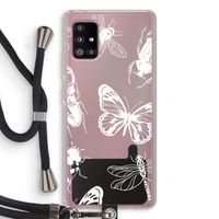 Tiny Bugs: Samsung Galaxy A51 5G Transparant Hoesje met koord