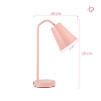 Pauleen Bureaulamp True Shine - 20W - E14 - Roze - thumbnail