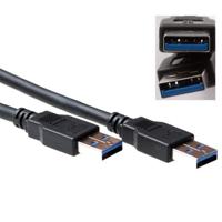 ACT usb 3.1 gen 1 (usb 3.0) aansluitkabel a male 5 m