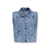 Kids ONLY zomer jeans gilet meisjes - medium blauw denim - Kogkennedy