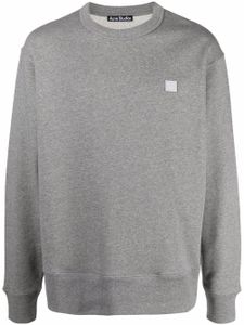 Acne Studios sweat à patch Face - Gris