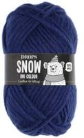 Drops Snow Uni Colour 015 Donkerblauw