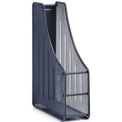 Zeller Lectuurbak - documenten opbergbak - antraciet grijs - draad metaal - L9 x B27 x H35 cm Zeller Lectuurbak - documenten opbergbak - antraciet grijs - draad metaal - L9 x B27 x H35 cm