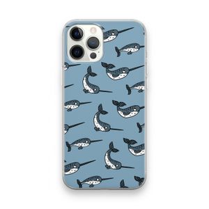 Narwhal: iPhone 12 Pro Max Transparant Hoesje