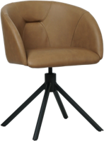 leren industriële eetkamerstoel Charm - ( leer)