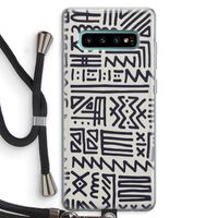 Marrakech print: Samsung Galaxy S10 Plus Transparant Hoesje met koord