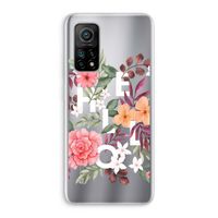 Hello in flowers: Xiaomi Mi 10T 5G Transparant Hoesje