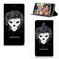 Mobiel BookCase Nokia 8 Skull Hair - thumbnail