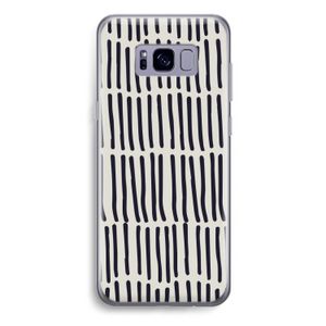 Moroccan stripes: Samsung Galaxy S8 Plus Transparant Hoesje