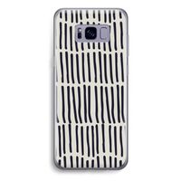 Moroccan stripes: Samsung Galaxy S8 Plus Transparant Hoesje