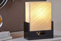 Moderne tafellamp TWILIGHT 25cm zwart beige tafellamp - 10880