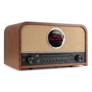 Audizio Salerno stereo DAB radio met CD speler, Bluetooth en mp3