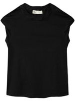 Tory Burch Top met gedrapeerd detail - Zwart - thumbnail