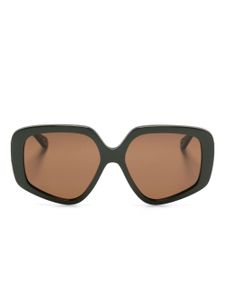 Chloé Eyewear lunettes de soleil oversize Mony - Vert