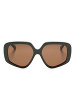 Chloé Eyewear lunettes de soleil oversize Mony - Vert