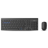 Rapoo 8100M Multi-mode Wireless Desktop Set Toetsenbord Zwart