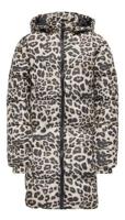 Kids ONLY winter winterjas meisjes - bruin - KogDalia - puffer