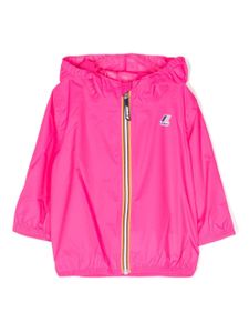 K Way Kids veste zippée Le Vrai à capuche - Rose