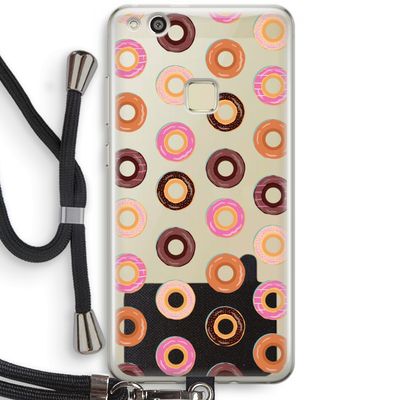 Donuts: Huawei Ascend P10 Lite Transparant Hoesje met koord