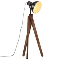 VidaXL Vloerlamp 25 w e27 45x45x120 cm zwart