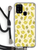 Herfst: Samsung Galaxy M31 Transparant Hoesje met koord Herfst: Samsung Galaxy M31 Transparant Hoesje met koord