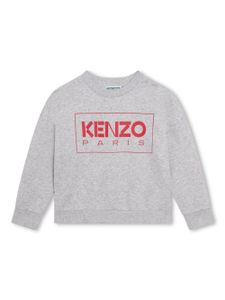 Kenzo Kids sweat à logo imprimé - Gris