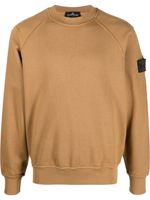 Stone Island Shadow Project pull en coton à patch logo - Marron