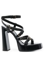 Saint Laurent sandales Platz 105 mm à plateforme - Noir - thumbnail