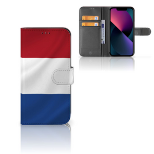 Apple iPhone 13 Bookstyle Case Nederlandse Vlag