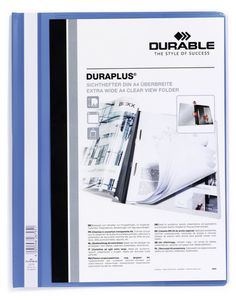 Durable DURAPLUS stofklepmap Blauw, Transparant